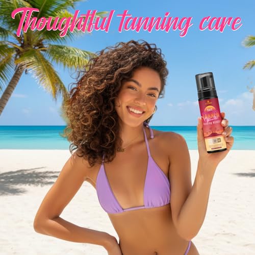 Self-Tanning Mousse for a Natural, Sun-Kissed Glow – Fast-Drying, Streak-Free, Long-Lasting Formula, 6.76 FL