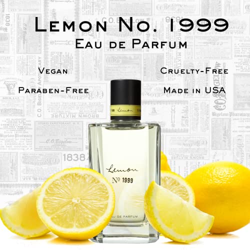 C.O. Bigelow Lemon Eau de Parfum, Citrus Perfume with White Musk