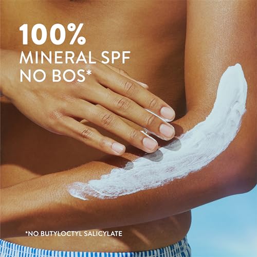 Native Mineral Sunscreen Lotion SPF 30, Pear & Coconut Water Scent, with 100% Mineral Zinc Oxide for Face & Body, Hawaii Compliant, Vegan, No White Cast - 7 oz
