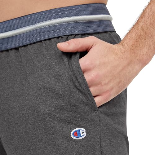 Champion mens Everyday Cotton Closed Pant pajama bottoms, Granite Heather, X-Large US
