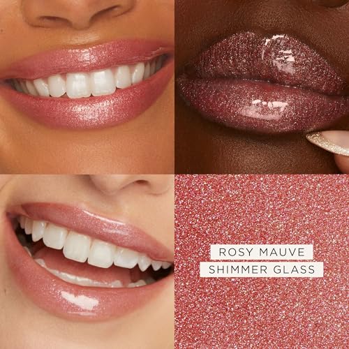 tarte maracuja juicy shimmer glass lip plump – Hydrating & Volumizing Lip Gloss Balm with Hyaluronic Acid & Vitamin E, Plumps & Moisturizes, Vegan & Cruelty-Free, full size, rosy mauve