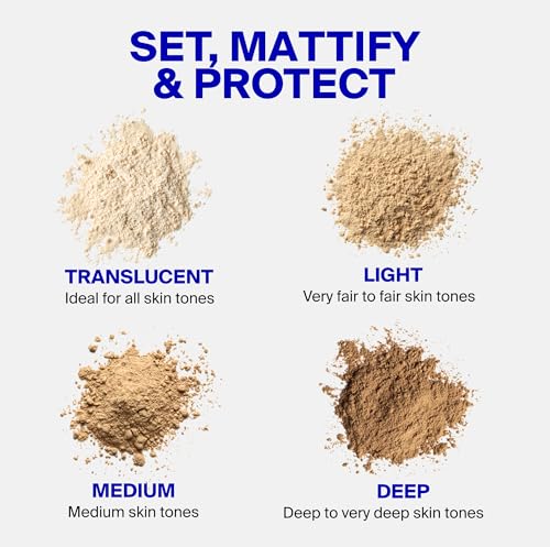 Supergoop! (Re) setting Face Powder SPF 35, Medium - Broad Spectrum Mineral Sunscreen - 0.15 oz - Shine Control, Matte Finishing, On-the-Go Sun Protection