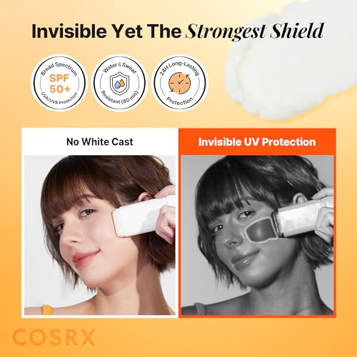COSRX Airy-Light Clear Sunscreen Stick with Vitamin E&C, SPF 50, 0.67 oz