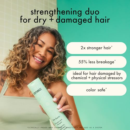 amika the kure strength repair conditioner, 1000ml