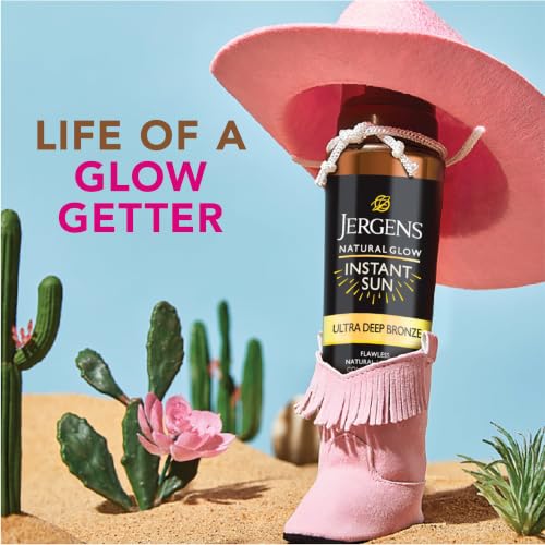 Jergens Natural Glow Instant Sun Body Mousse, Ultra Deep Bronze, 6 oz
