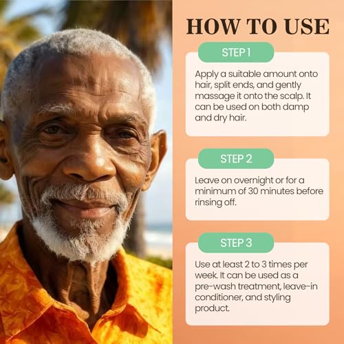 100% Raw Batana Oil for Hair from Honduras, 4.06 Fl Oz, Bright Coffee