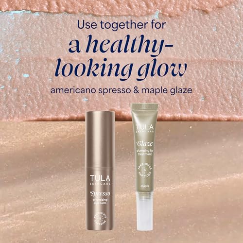 TULA Skin Care Spresso Energizing Eye Balm, Americano - Energizing & Hydrating Caffeine Under Eye Treatment for Dark Circles, Portable and Perfect to Use On-the-go, 0.35 oz.