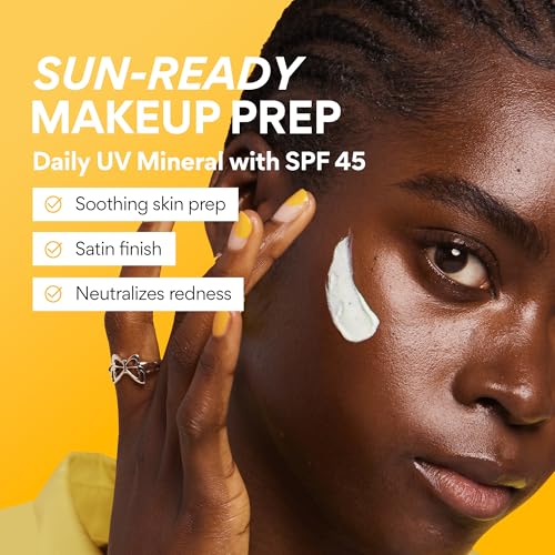 innisfree Daily Mineral UV Defense SPF 45 | Tinted Korean Sunscreen with Zinc Oxide for Redness | Gentle, Hydrating and Lightweight | Available in 2 Pack