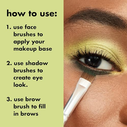e.l.f. Professional Set of 12 Makeup Brushes, Pro-Worthy Makeup Brushes For A Flawless Full-Face Application, Vegan & Cruelty-Free