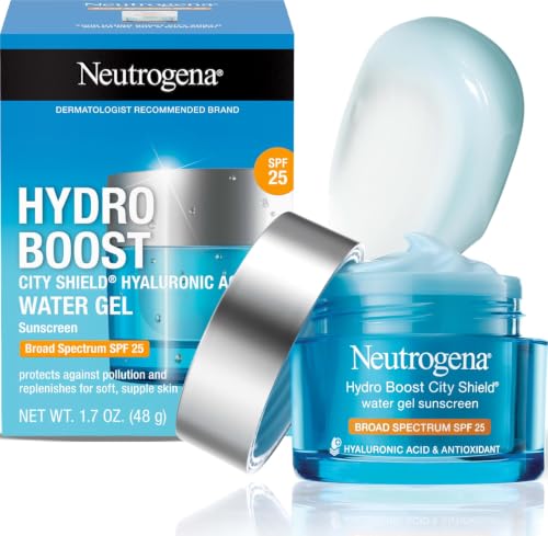 Neutrogena Hydro Boost City Shield Water Gel Face Moisturizer SPF 25 1.7 oz