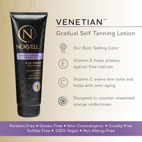 Norvell Venetian Gradual Color Extender Lotion, 8.5 fl oz