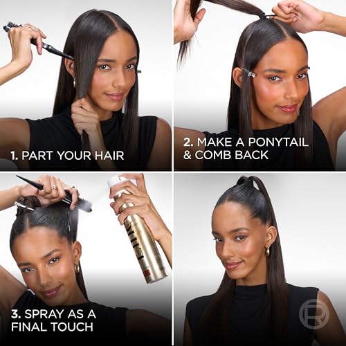 L'Oreal Paris Elnett Classic Hairspray, Suitable for Color Treated Hair, up to 72-Hour Extra Strong Hold Formula with Humidity Resistant Frizz Control, Hairspray with Soft, Brushable Finish, 11 oz