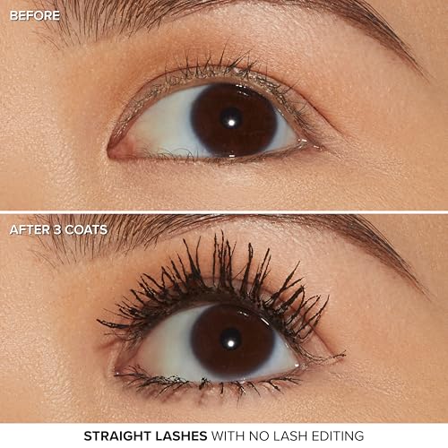 Too Faced Better Than Sex Volumizing and Lengthening Mascara | Vegan Formula, Dramatic Volume and Length | Cruelty-Free Eye Makeup + Hourglass Brush for False Lash Effect, Black, 0.27 Fl Oz