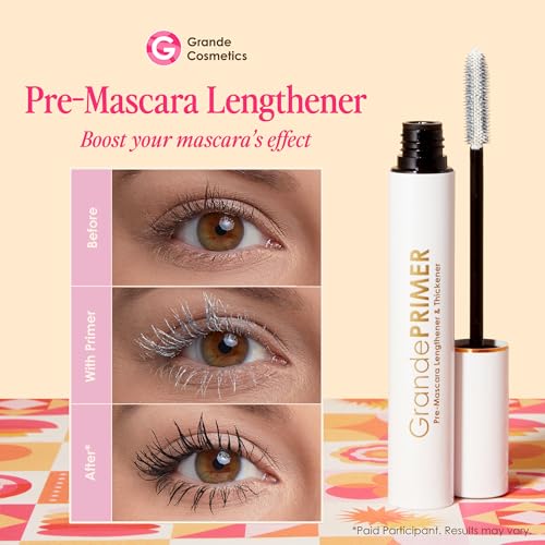 Grande Cosmetics GrandePRIMER Pre-Mascara Lengthener & Thickener, 0.32 oz