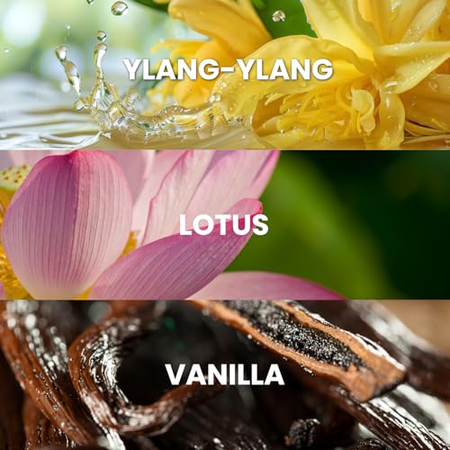 Jean Rish Amber Wood Perfume for Women Eau De Parfum, Long-Lasting Luxury Fragrance, Made In USA - Ylang-Ylang, Lotus, Vanilla Scent - 100ml / 3.4 oz