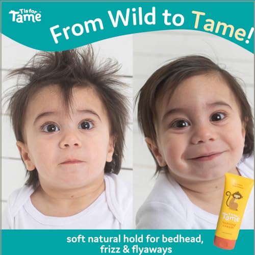 T is for Tame Kids' Hair Taming Cream for Frizz, Flyaways & Bedhead