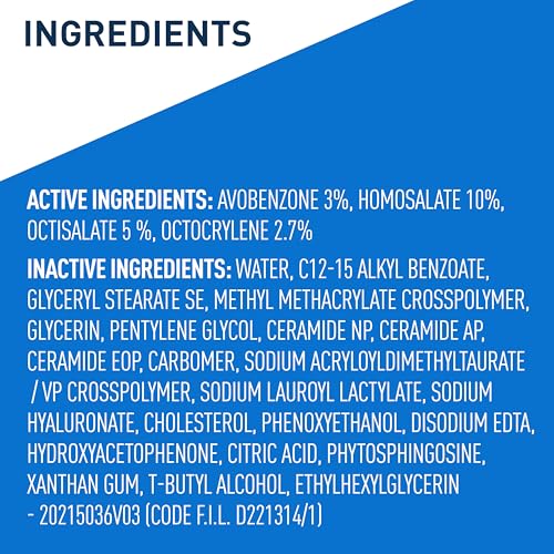CeraVe Ultra-Light Moisturizing Lotion SPF 30, Sunscreen for Face, 1.7oz