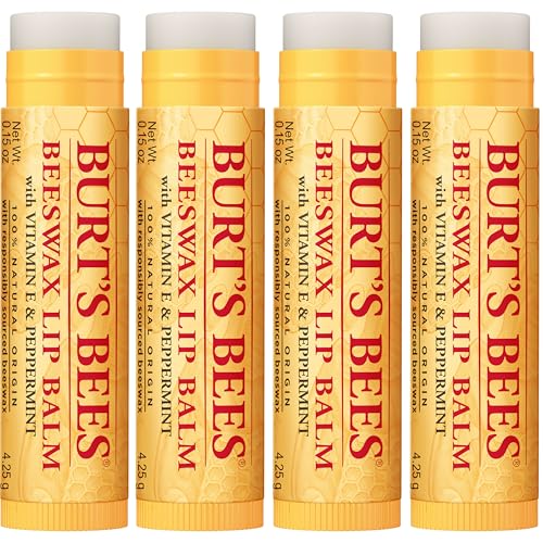 Burt's Bees 100% Natural Moisturizing Lip Balm (Original Beeswax)