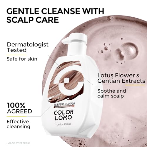 COLORLOMO Color Safe Shampoo For Brown & Blonde Tones Color Treated Hair