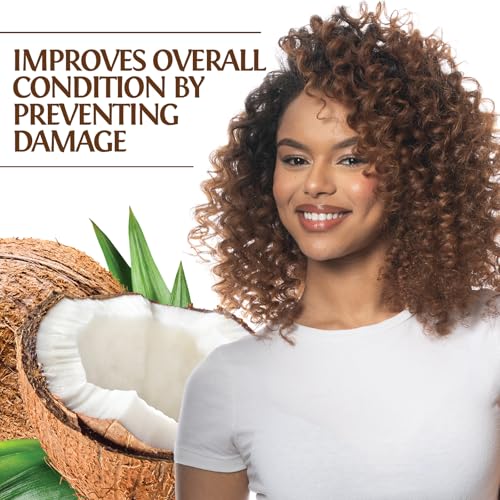 BioSilk Silk Therapy with Natural Coconut Oil, Leave-In Hair Treatment Cream for Frizz Control & Shine, Strengthens & Smooths Dry, Damaged Hair, Sulfate-Free, Paraben-Free, Cruelty-Free, 5.64 Fl Oz