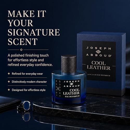 Cool Leather Eau de Parfum for Him, 3.4 fl. oz., by Joseph Abboud