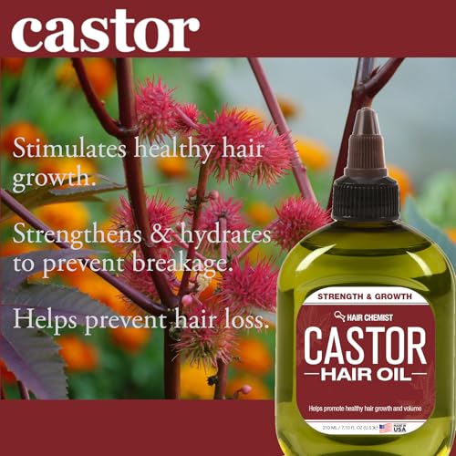 Hair Chemist Castor Oil 7.1 oz - Strengthening & Growth Stimulator for Hair Growth