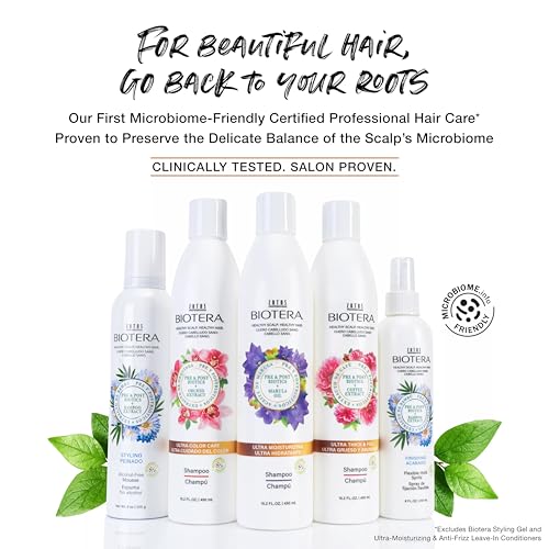 Biotera Ultra Color Care Shampoo for Vivid Color-Treated Hair - Protects & Extends Vibrancy with Coconut & Orchid Extract, Enhances Shine & Softness, Sulfate-Free, Vegan, 15.2 Fl Oz