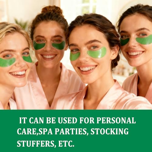 firstfly 60 Pcs Avocado Eye Mask, Under Eye Patches for Dark Circles and Puffiness, Moisturizing Nourishing Eye Treatment Mask, Improving Eye Skin Dryness, Fine Lines and Wrinkles