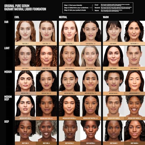 bareMinerals Original Pure Serum Liquid Foundation, Deep Warm 5, 1 oz