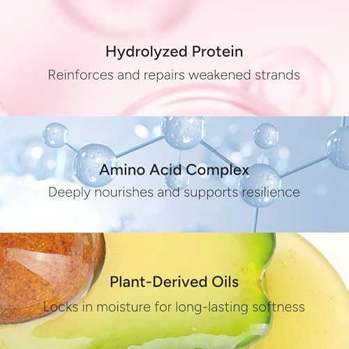 BANANAL Scented Repair Treatment Mask – Protein Enriched Deep Korean Hair Conditioner for Damaged – 17 Amino Acids, Botanical Oils, Shea Butter & Ceramide, White Floral Musk, 100 ml / 3.4 fl oz