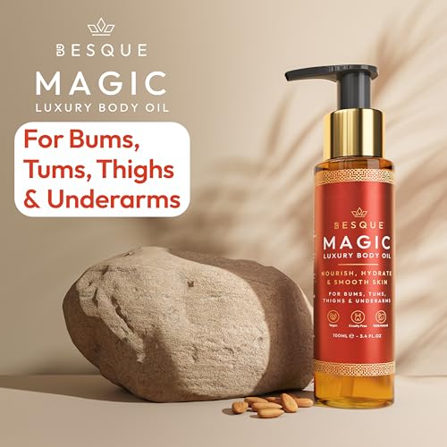 Besque Original Magic Body Oil - Hydrating Body Oils for Women - 3.4 FL OZ