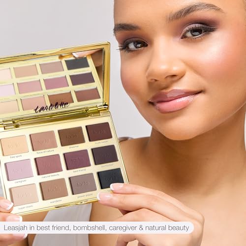 tarte tartelette matte Amazonian clay palette – Full-Size Eyeshadow Palette, Cool-Toned Longwear Buildable Makeup, Perfect for Travel, Vegan & Cruelty-Free
