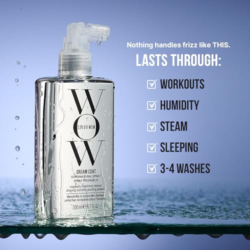 COLOR WOW Dream Coat – Anti-Humidity Frizz Control Spray for Glass Hair