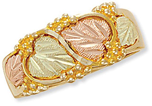 Landstroms Black Hills Gold Mens Wedding Ring in 10K Gold - Size 10.5