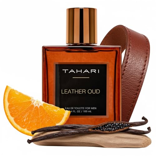 TAHARI Leather Oud Eau de Toilette for Men Bergamot Leather & Amber 100 ml