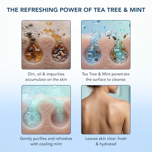 Botanic Hearth Tea Tree & Mint Body Wash With Fresh Scent- 16 fl oz