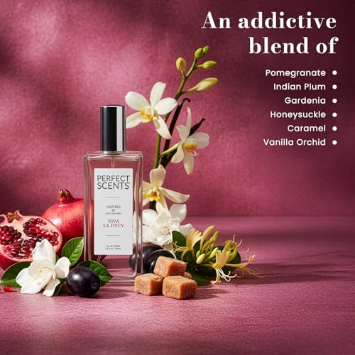 Perfect Scents Fragrances, Inspired by Juicy Couture’s Viva La Juicy, Women’s Eau de Toilette, CLEAN, Vegan, Paraben-Free, Phthalate-Free, Never Tested on Animals, 3.4 Fluid Ounces