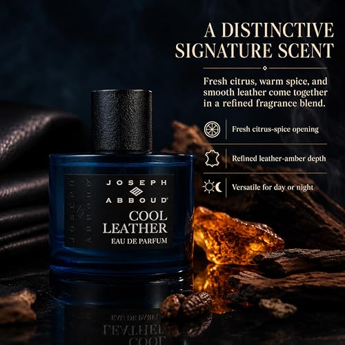 Cool Leather Eau de Parfum for Him, 3.4 fl. oz., by Joseph Abboud
