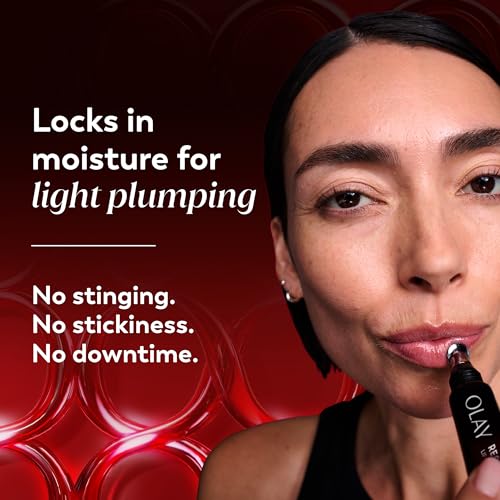 Olay Regenerist Nourishing Treatment, Lip Balm, Plumping Lip Gloss for Women, Fuller Looking Lips & Smoothed Lines, 3-in-1 Mask, Plumper, Gloss - Anti-Aging Skin Care, Shea Butter & Coconut Oil, 0.5oz