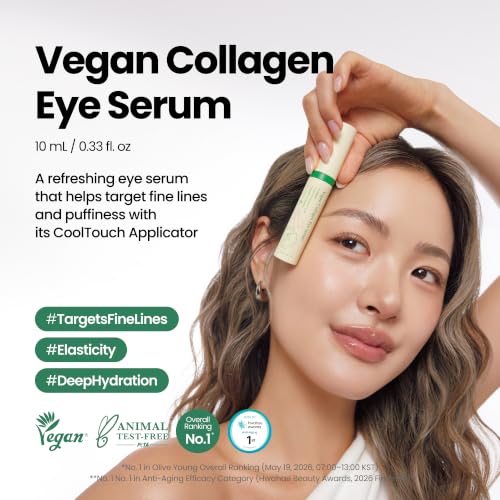 AXIS-Y Vegan Collagen Eye Serum with 2% Niacinamide, Peptides, 0.33 fl. oz.