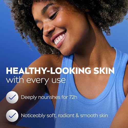 NIVEA Cocoa Butter Body Lotion for Dry Skin with Hyaluronic Acid, 16.9 Oz