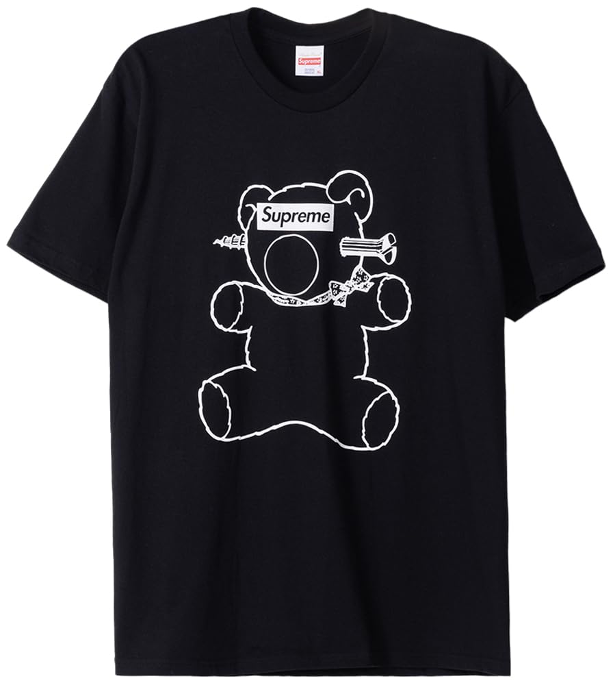 Undercover Bear Box Logo T-Shirt, XL, Black