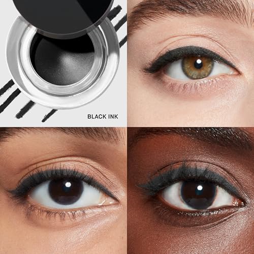 Bobbi Brown Long-Wear Gel Eyeliner | Smudge-Proof, Waterproof Eyeliner | Precise 8-Hour Wear Liner For Everyday And Dramatic Eye Looks, Black Ink, 0.1 Ounce