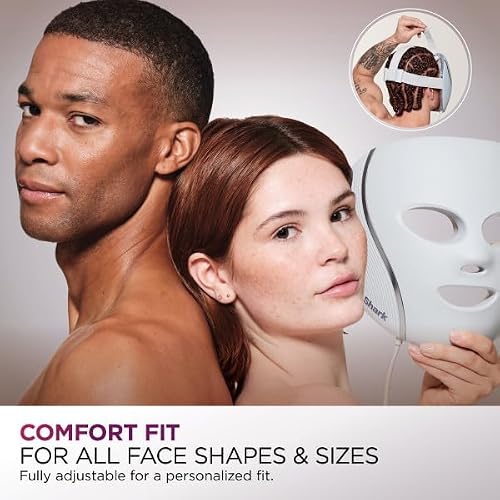 Shark CryoGlow LED Face Mask in Rose Glow, FW312PK