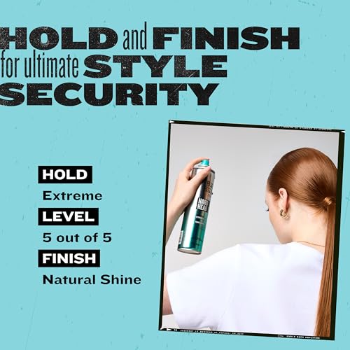 TIGI Bed Head Hard Head Hair Spray – Extra Strong Hold for All Day Style and All Hair Types, 11.7 oz