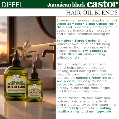 Difeel Jamaican Black Castor Hair Oil Blend 7.1 oz.