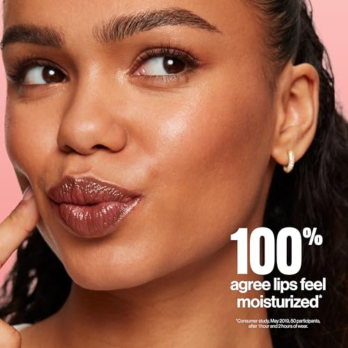 REVLON Super Lustrous Glass Shine Balm, 004 Nude Illuminator, 0.11 oz