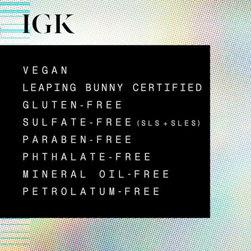 IGK Big Time Volume & Thickening Mousse for Fine, Flat & Curly Hair, 6.2 Oz
