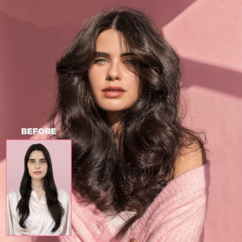 Design.Me PUFF.ME Hair Volumizing Mousse | Lightweight & Flexible Hold Mousse for Curls, Waves, or Straight Hair | Sulfate & Paraben-Free Volumizer for Fine Strands with Vitamins B5 & E, 250mL