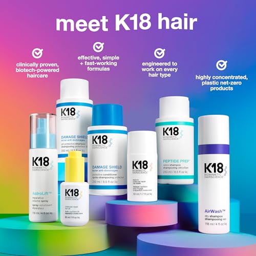 K18 AstroLift Reparative Volume Spray - Damage Repair Hair Volumizer + Thickening Spray for Fine Hair - Flexible 2-Day Hold + Humidity-Resistant, Non-Sticky Formula (4 Fl oz)